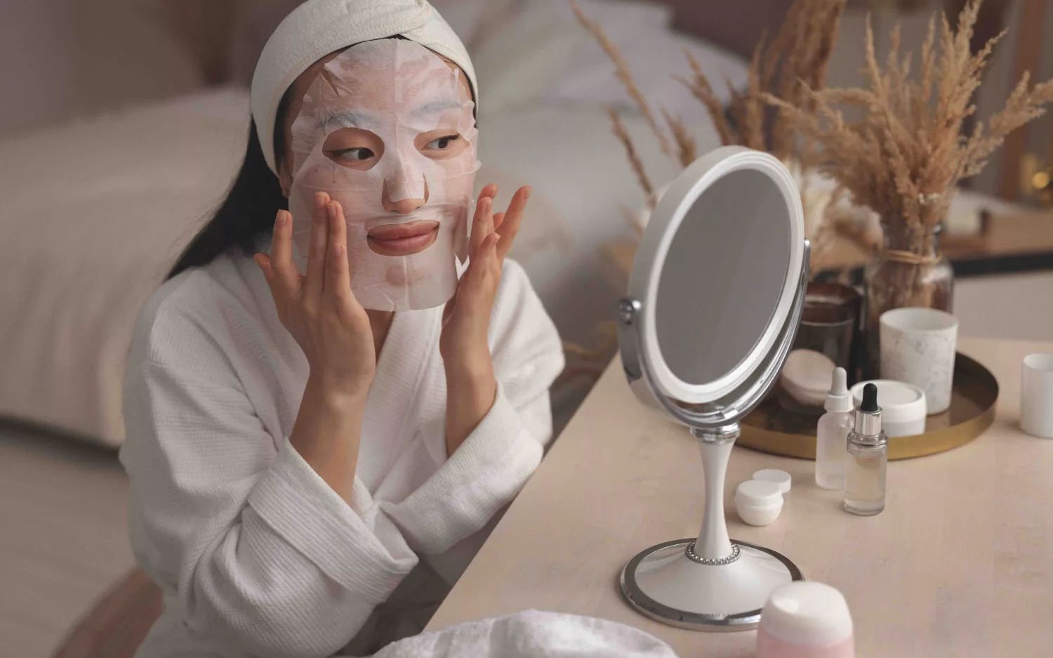 Face masks aren't just about achieving glowing skin, they're about self-care too.